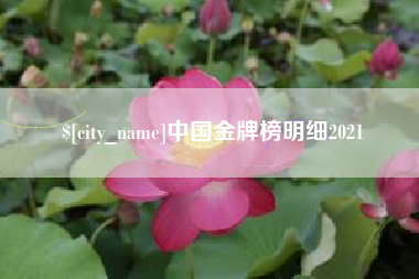 河南中国金牌榜明细2021