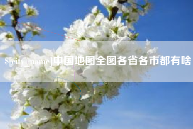 河南中国地图全图各省各市都有啥