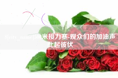 河南500米接力赛-观众们的加油声此起彼伏
