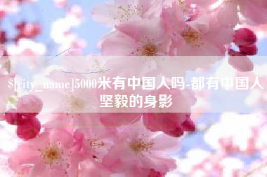 河南5000米有中国人吗-都有中国人坚毅的身影
