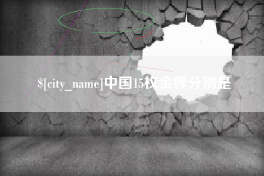 河南中国15枚金牌分别是