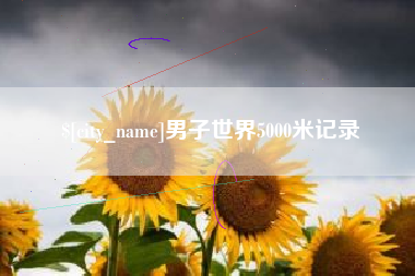 河南男子世界5000米记录