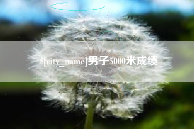 河南男子5000米成绩