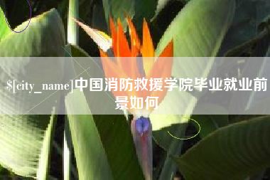 河南中国消防救援学院毕业就业前景如何