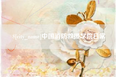 河南中国消防救援学院日常