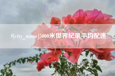 河南5000米世界纪录平均配速