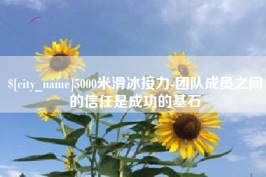 河南5000米滑冰接力-团队成员之间的信任是成功的基石