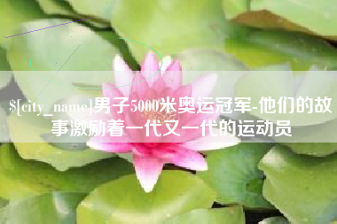 河南男子5000米奥运冠军-他们的故事激励着一代又一代的运动员