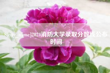 河南2024消防大学录取分数线公布时间