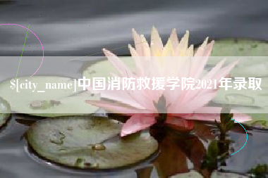 河南中国消防救援学院2021年录取