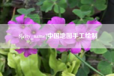 河南中国地图手工绘制