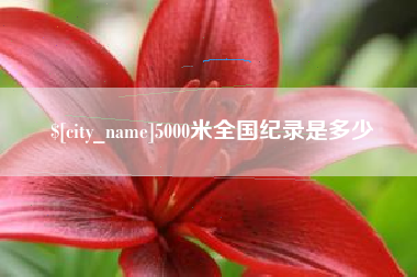 河南5000米全国纪录是多少