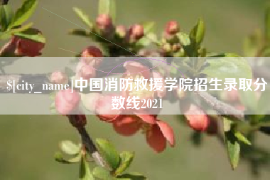 河南中国消防救援学院招生录取分数线2021