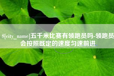 河南五千米比赛有领跑员吗-领跑员会按照既定的速度匀速前进