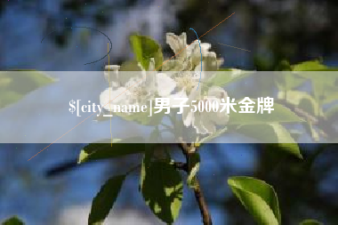 河南男子5000米金牌