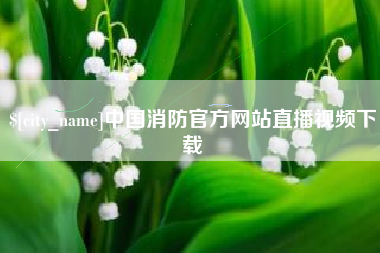 河南中国消防官方网站直播视频下载