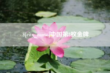 河南中国第8枚金牌