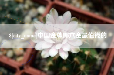 河南中国金牌哪六金最值钱的
