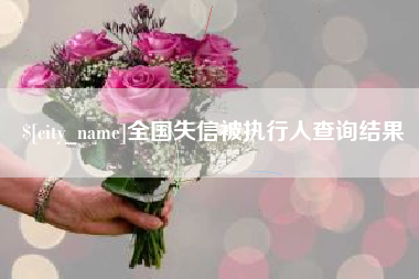 河南全国失信被执行人查询结果