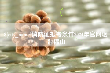 河南消防证报考条件2024年官网烟台福山